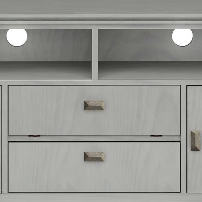 Artisan - TV Media Stand - Fog Gray