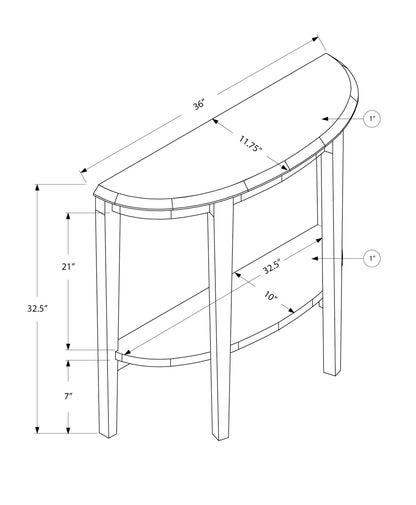 Accent Console Table For Entryway, Contemporary Modern - White