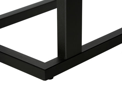Accent Table, C - Shaped, Contemporary Convenient Design - Gray