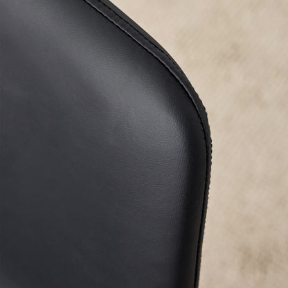 (Set of 4) Classic Chairs, A Stylish Seat Suitable For Modern Minimalist And Industrial Style Environments - Black