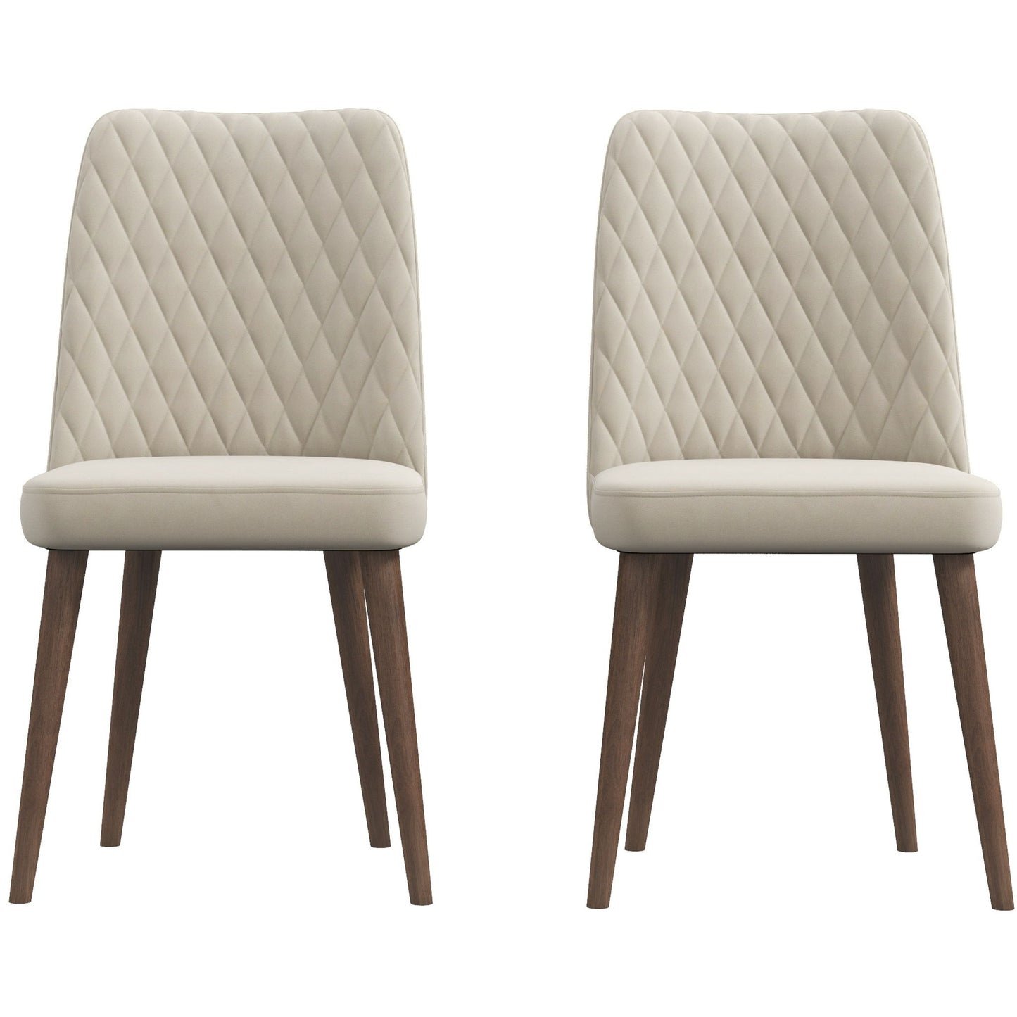 Katie - Mid-Century Modern Dining Chair (Set of 2) - Multi