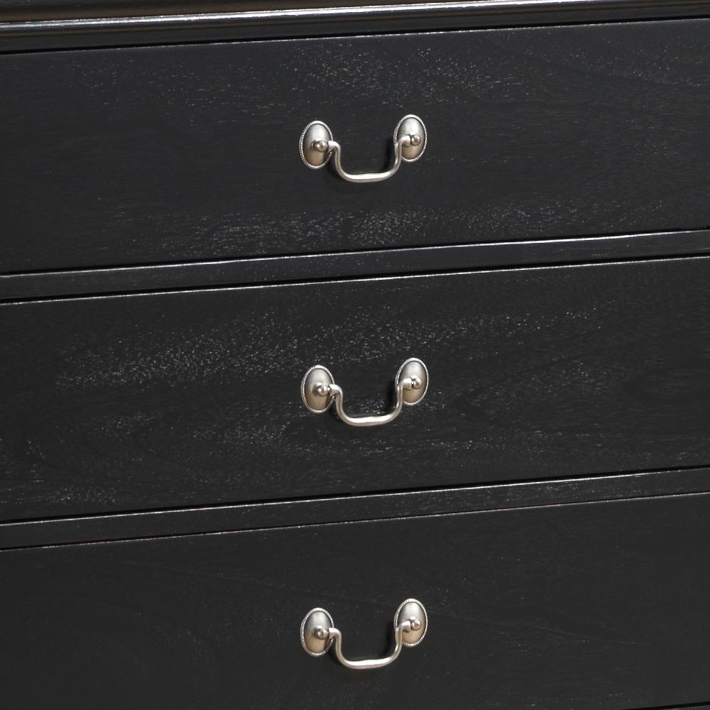 Elegant Traditional Storage Dresser - Black