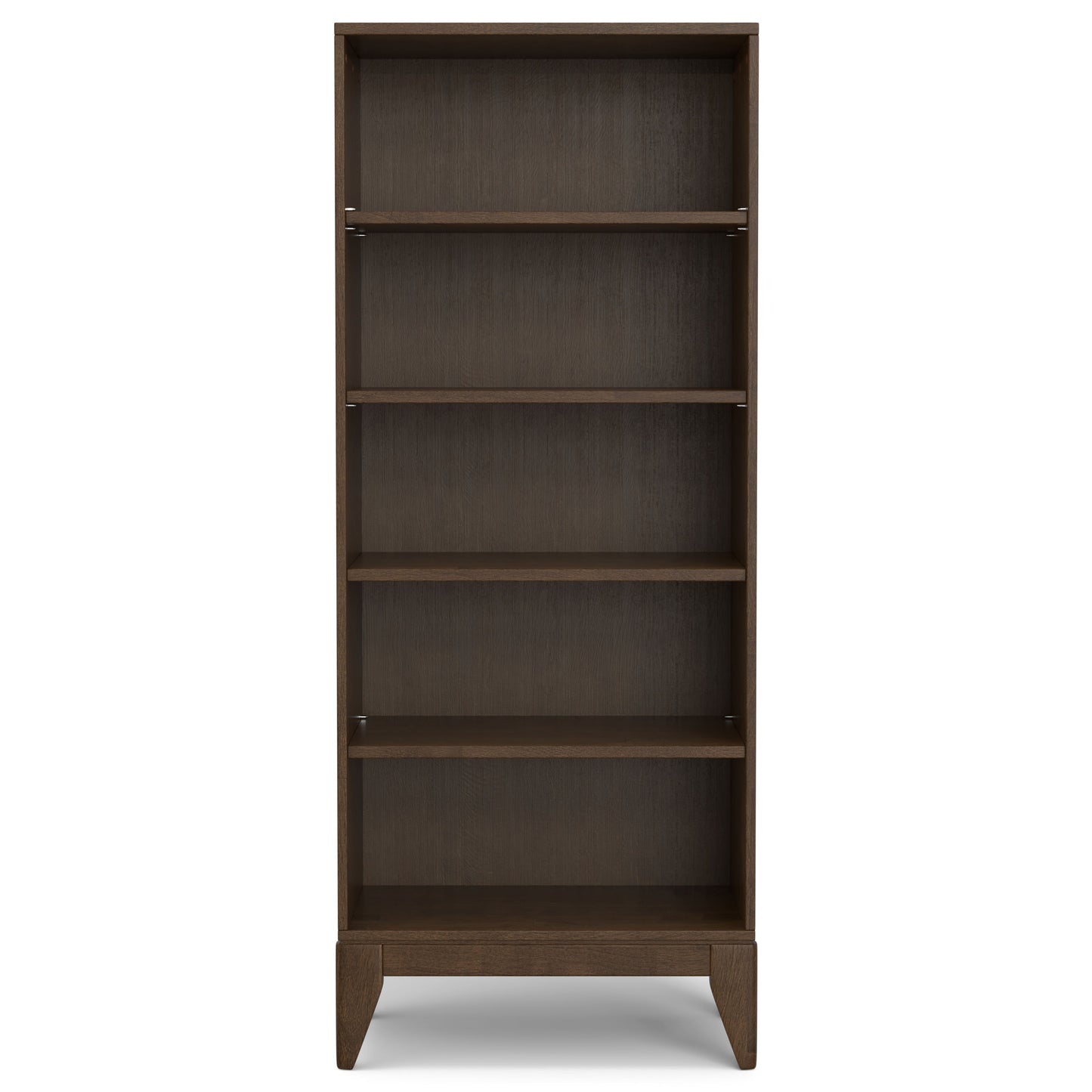 Harper - 5 Shelf Bookcase - Walnut Brown