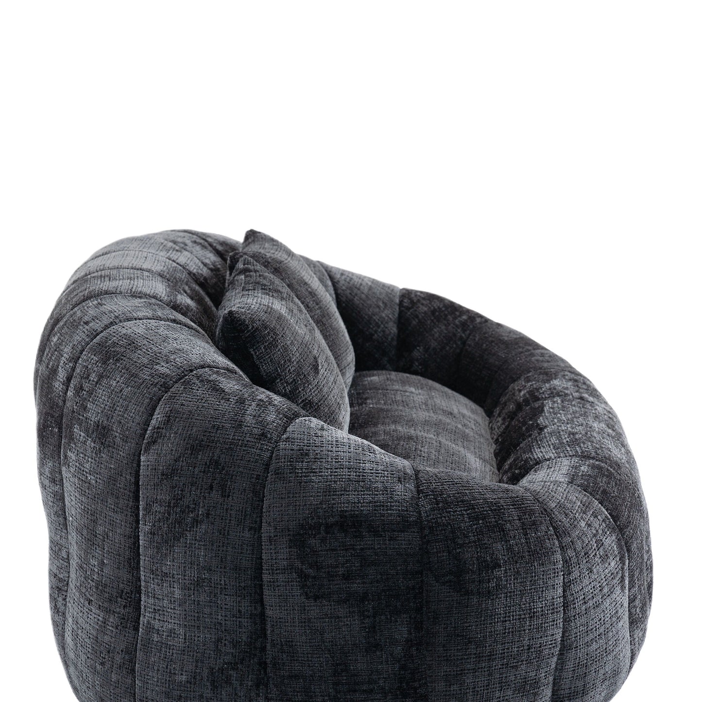 High Back Durable Comfort Bean Bag Sofa Couch For Adults And Kids - Black
