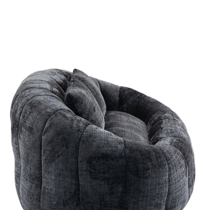High Back Durable Comfort Bean Bag Sofa Couch For Adults And Kids - Black