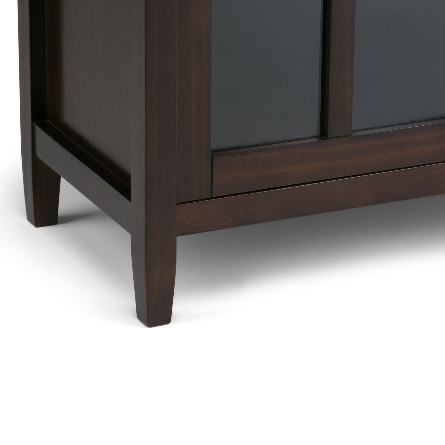 Warm Shaker - Medium Storage Media Cabinet - Tobacco Brown