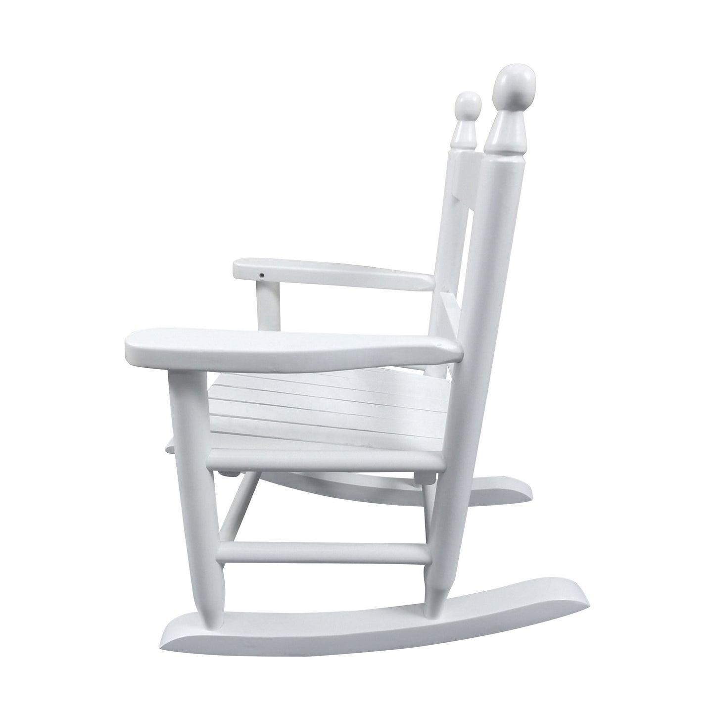 Children's Rocking Chair Indoor Or Outdoor, Suitable For Kids, Durable - White
