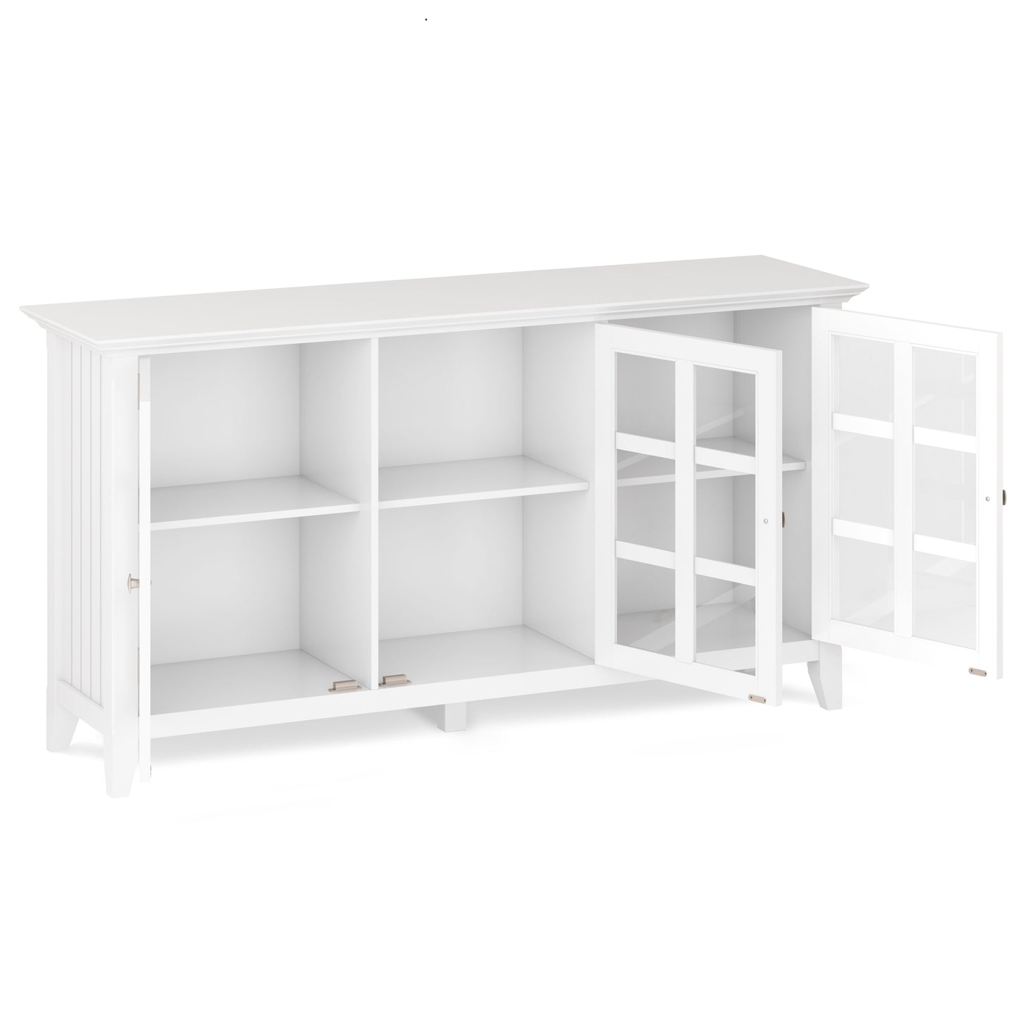 Acadian - Wide Storage Cabinet - White