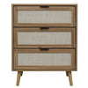 3 Drawer Cabinet, Suitable For Bedroom, Living Room, Study - Walnut