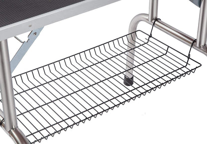 Large Grooming Table For Pet Dog And Cat With Adjustable Arm And Clamps Large Heavy Duty Animal Grooming Table - Black