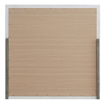Elegant Transitional Mirror - Silver Champagne
