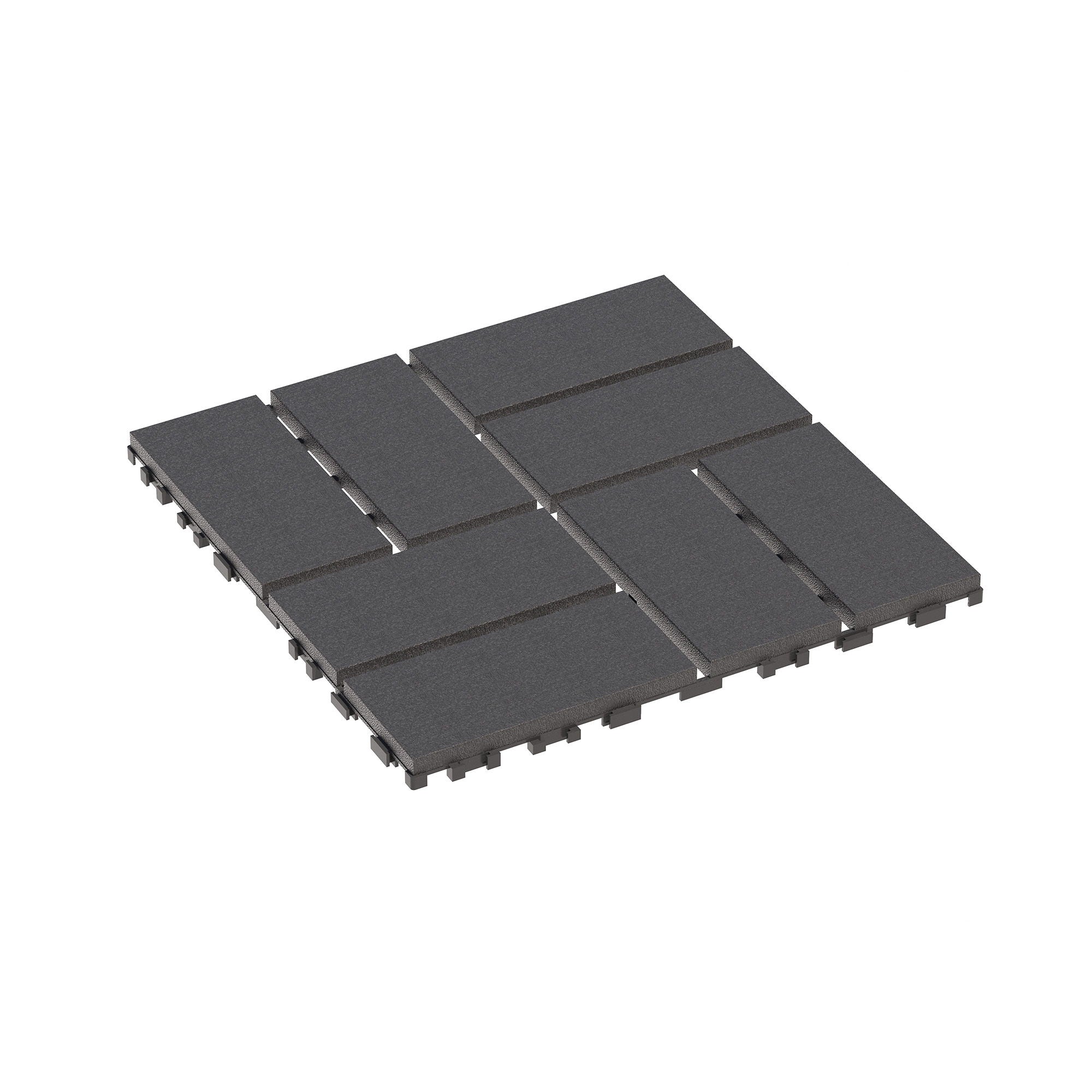 Interlocking Deck Tiles, 44 Pack Patio Deck Tiles, Waterproof Outdoor Use, Polypropylene, 12 X 12