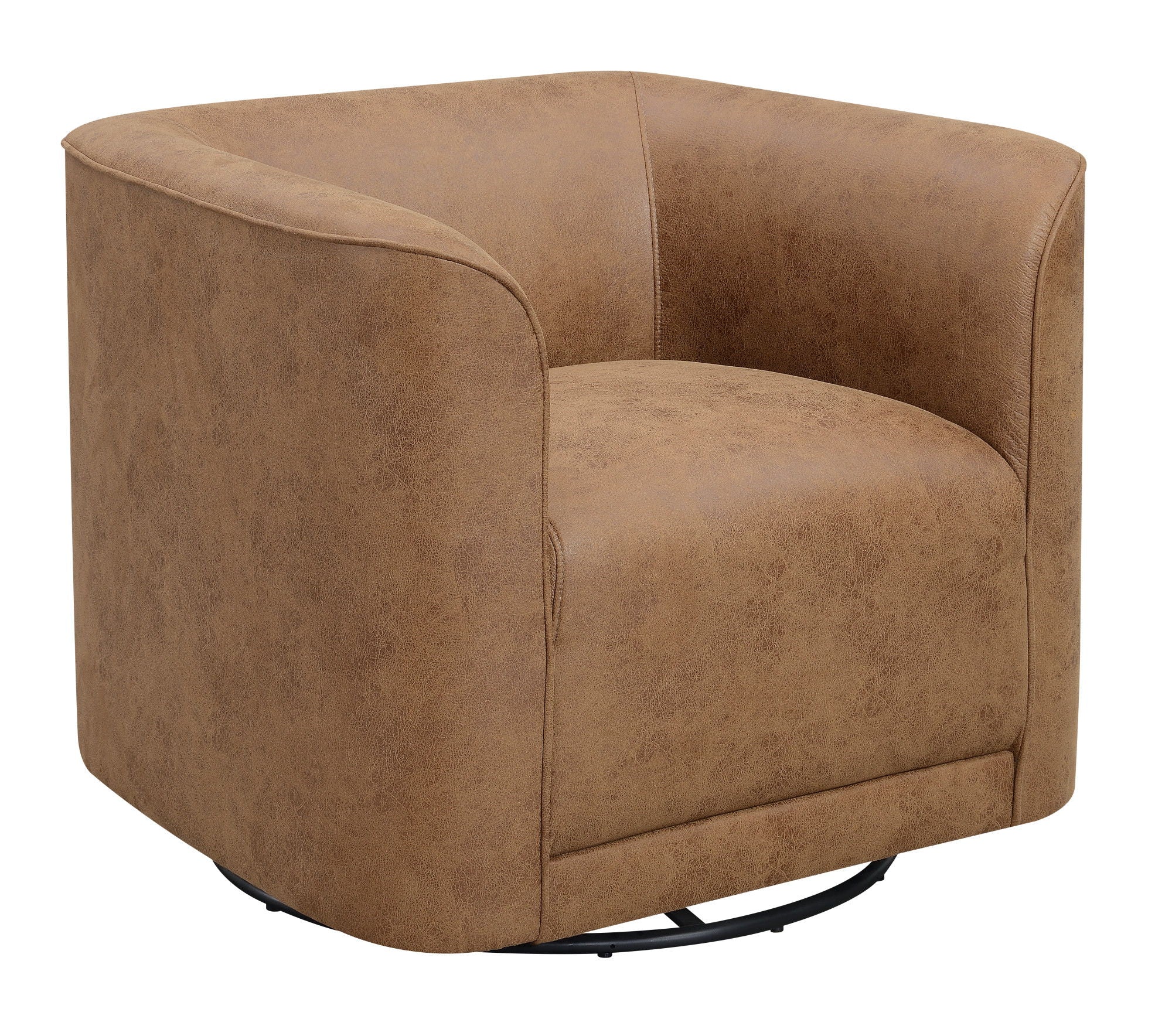 Brella - Swivel Accent Chair - Brown