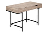 Computer Desk For Home Office, Laptop, Storage Drawers, Contemporary Versatile Placement - Taupe