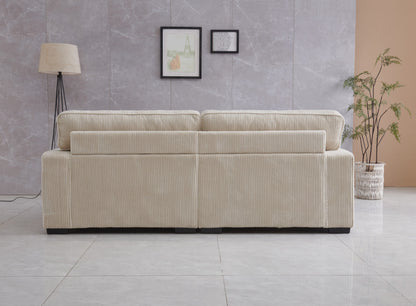 Stationary Loveseat - Cream