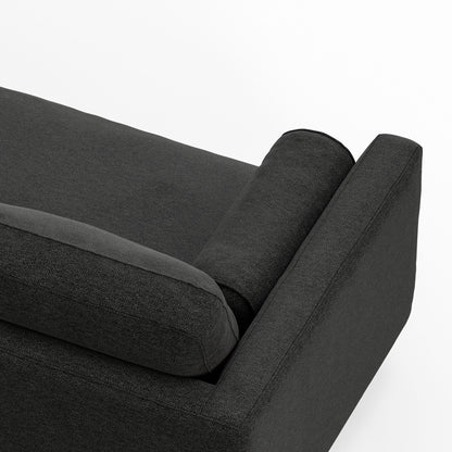 Morrison - Right Sectional Sofa - Charcoal Gray