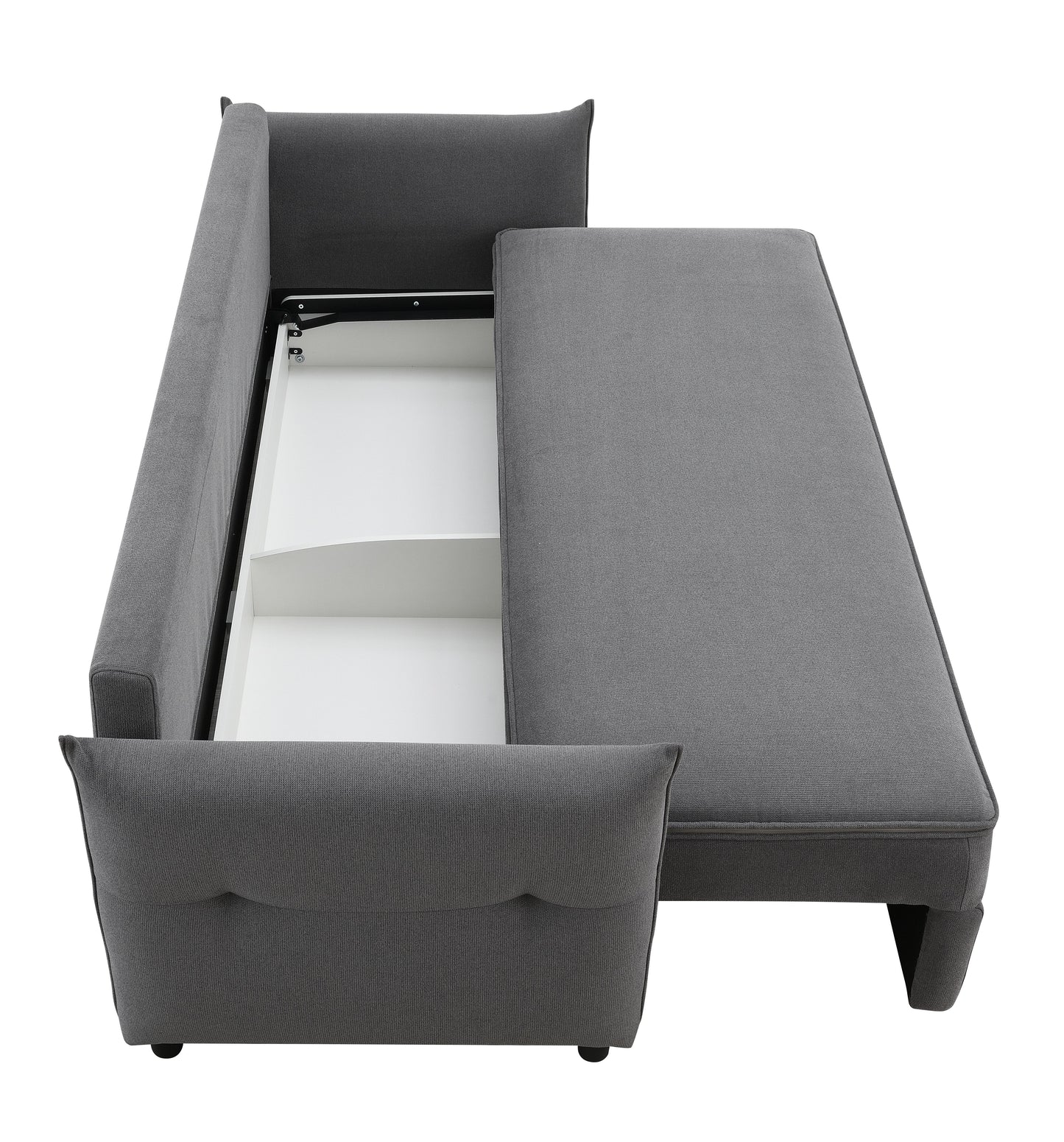 Irina - Pull Out Sleep With Storage - Gray