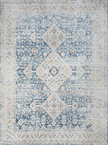 Noble - 7'10" X 10'3" Area Rug - Navy Blue