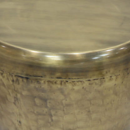 Garvy - Metal Side Table - Antique Gold