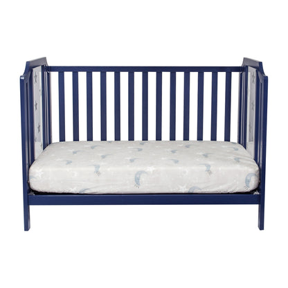 Celeste - 3 In 1 Convertible Island Crib - Navy Blue