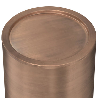 Corbin - Metal Side Table - Antique Copper