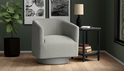 Bralin - Swivel Accent Chair - Gray