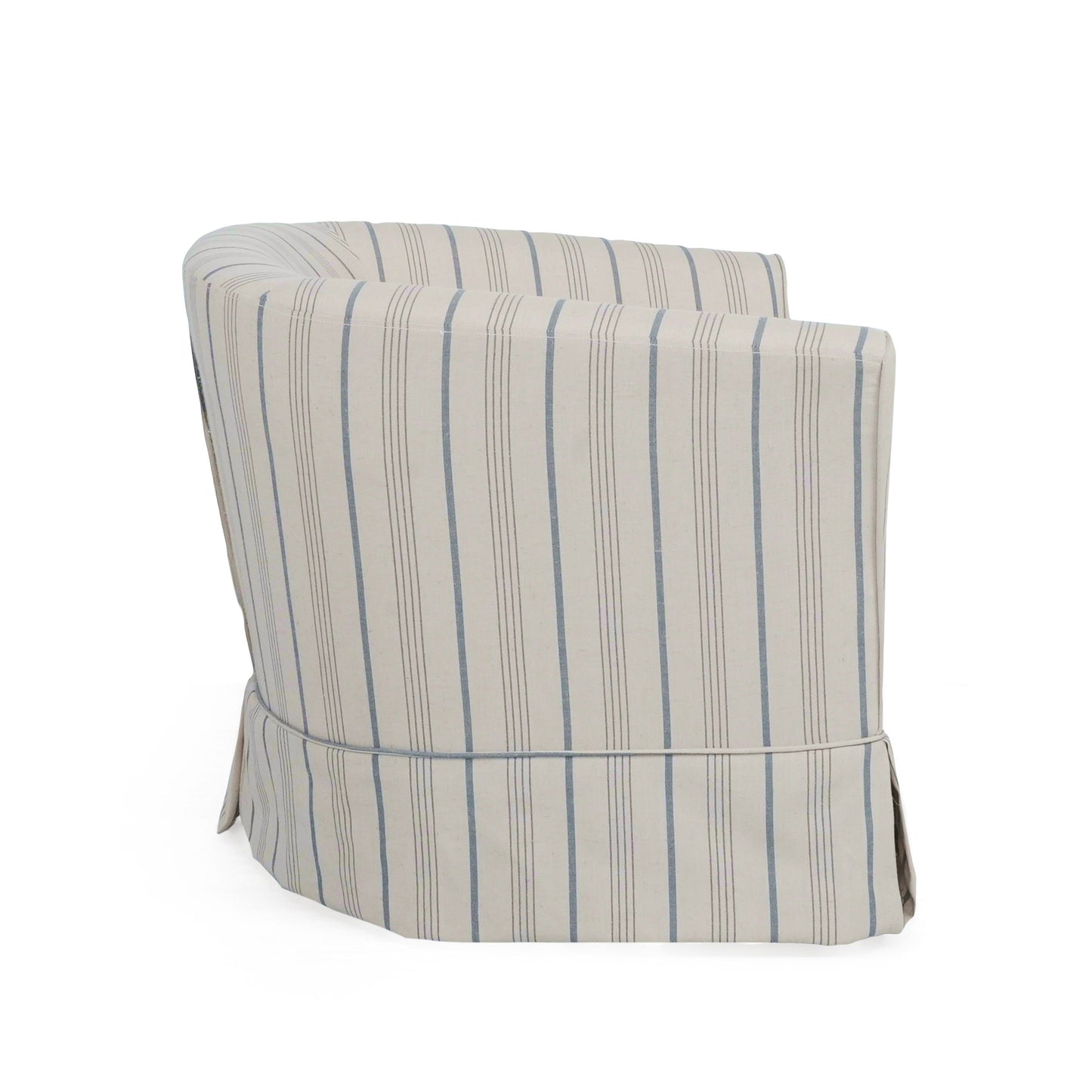 Zeniqua - Upholstered Swivel Chair With Loose Cover - Multi