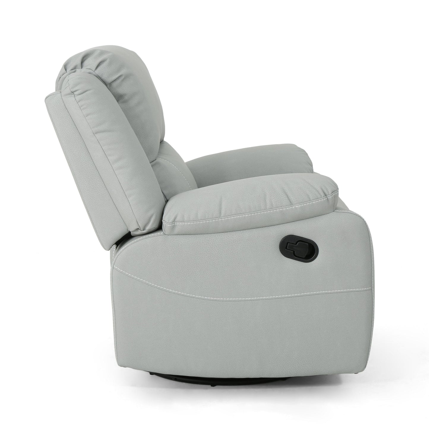 Wide Manual Swivel Standard Recliner - Light Gray