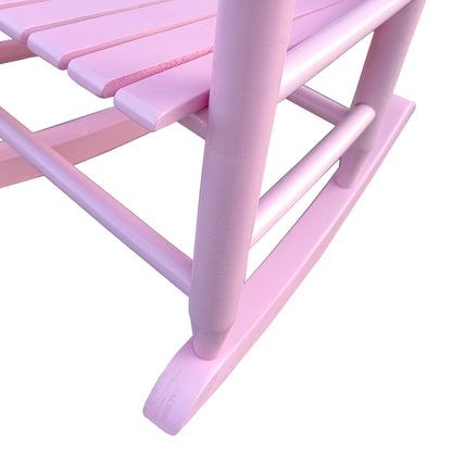 Children's Rocking Chair Indoor Or Outdoor, Suitable For Kids, Durable - Light Pink