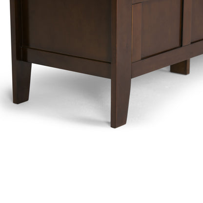 Adams - Entryway Storage Bench - Rustic Medium Brown