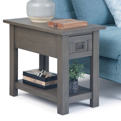 Monroe - Narrow Side Table - Farmhouse Gray