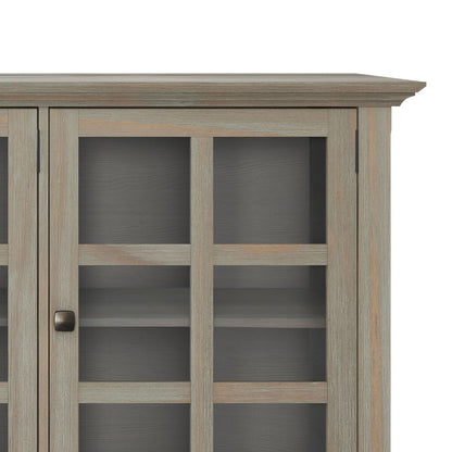 Acadian - Wide Storage Cabinet - Distressed Gray