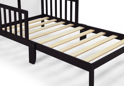 Birdie Toddler Bed - Espresso / White