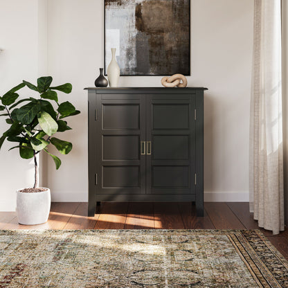 Burlington - Low Storage Cabinet - Black