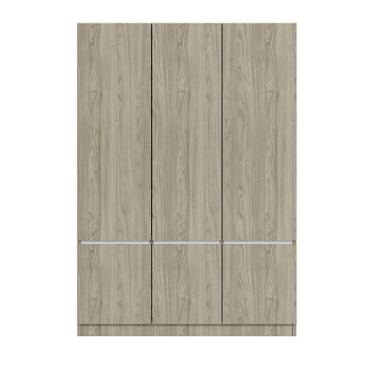 6 Doors Wardrobe Storage For Bedroom - Nature