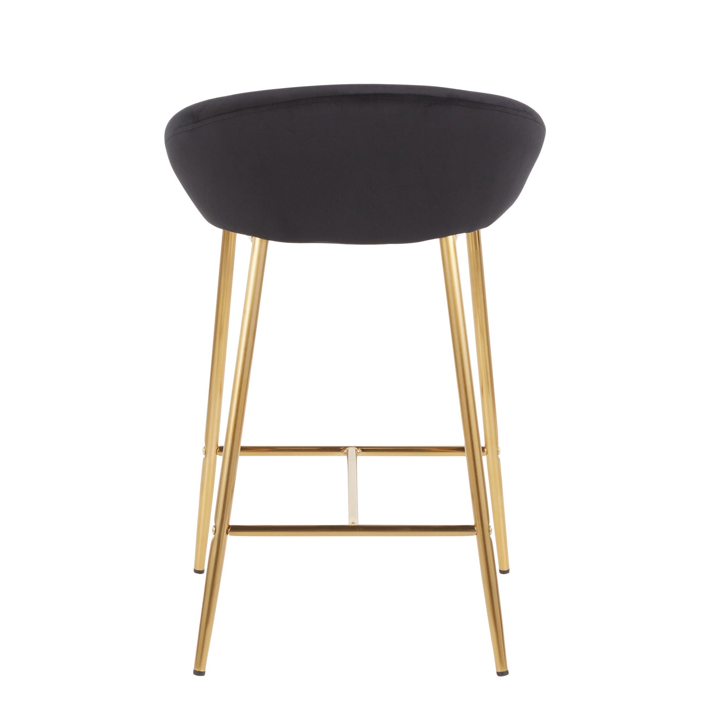 Matisse - Glam Counter Stool (Set of 2) - Gold / Black