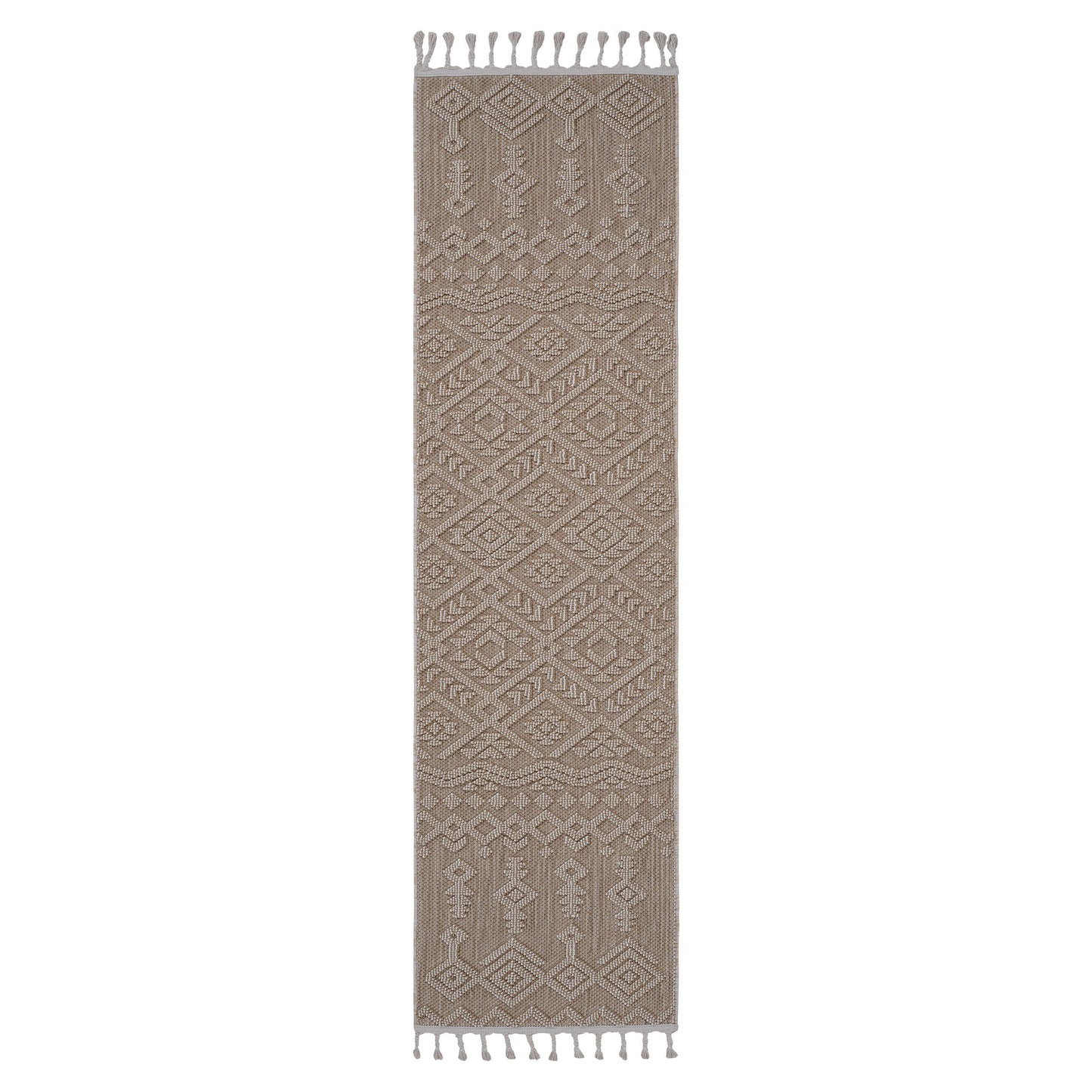 Guros - 2' X 8' Traditional Indoor / Outdoor Area Rug - Natural