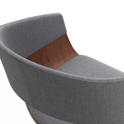 Lowell - Adjustable Swivel Bar Stool - Light Gray
