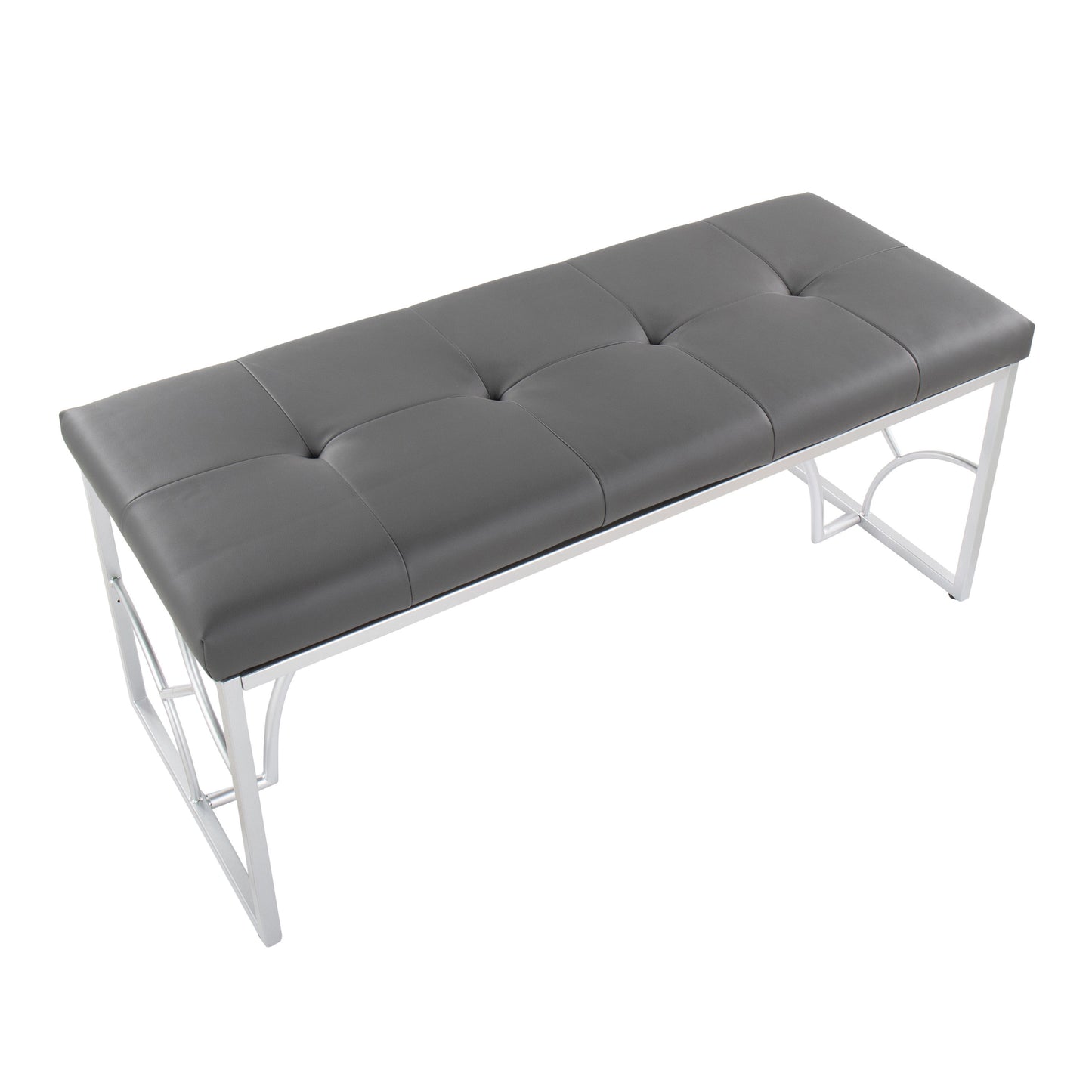 Constellation - Contemporary Bench - Silver / Gray