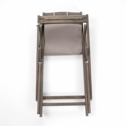 Arcadia - Outdoor Sling Chair With Pillow - Gray