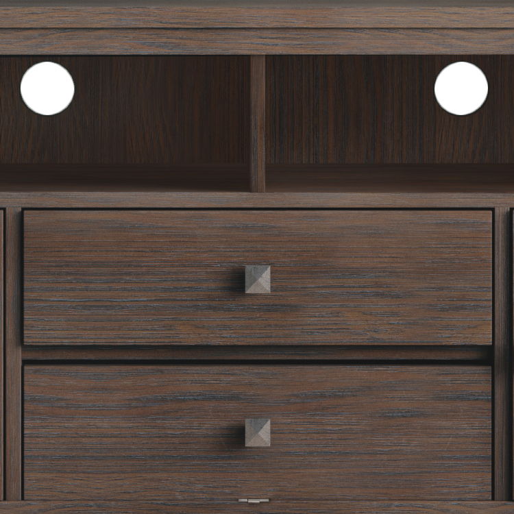Cosmopolitan - Wide TV Media Stand - Farmhouse Brown