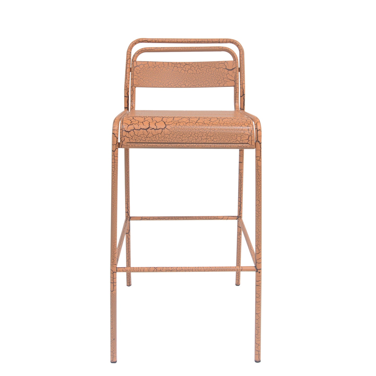 Carmella - Outdoor Barstool (Set of 6) - Orange