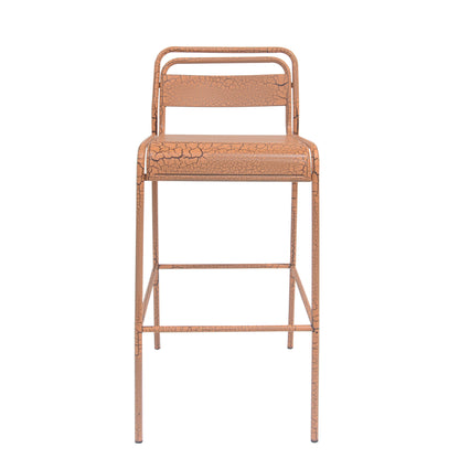 Carmella - Outdoor Barstool (Set of 6) - Orange