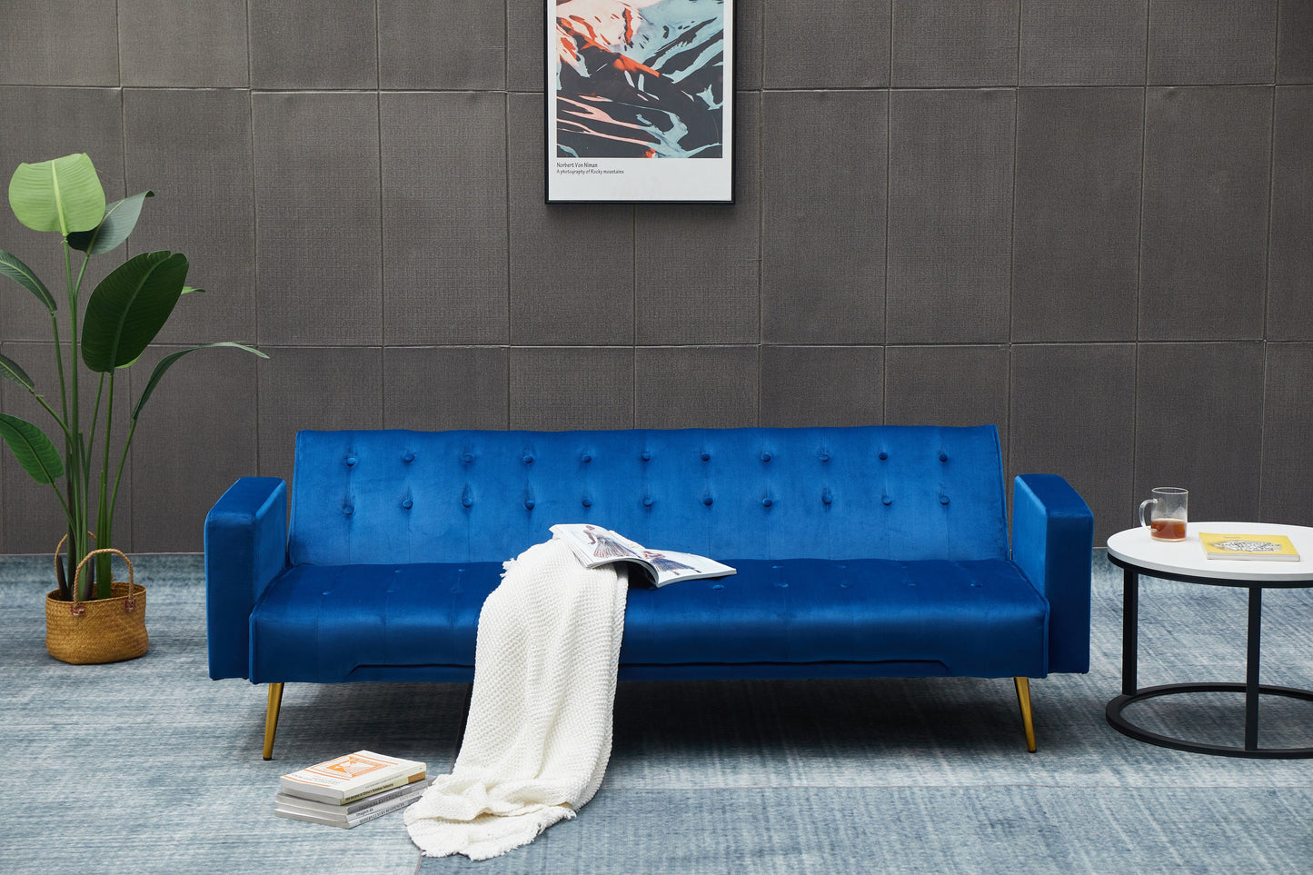 Sofa Bed - Dark Blue