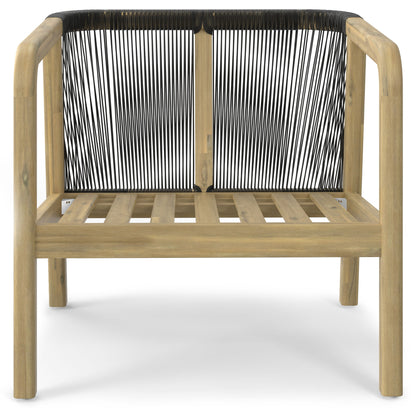 Palmetto - Outdoor Conversation Chair (Set of 2) - Stone Gray