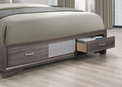 Ryder - Queen Bed Sparkle- Gray