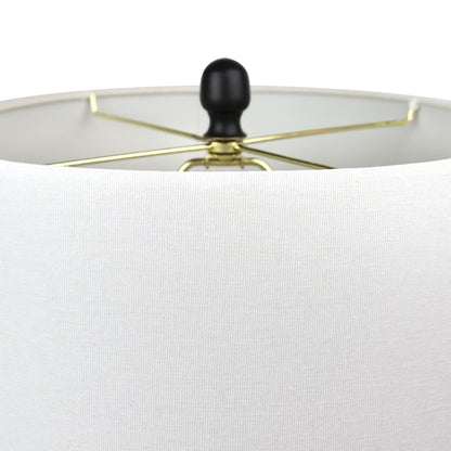 Pebble - Contemporary Table Lamp (Set of 2) - Oil Rubbed Bronze / White