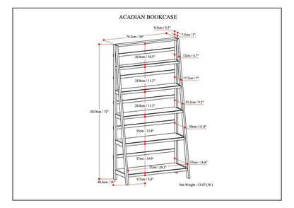 Acadian - Bookcase - White