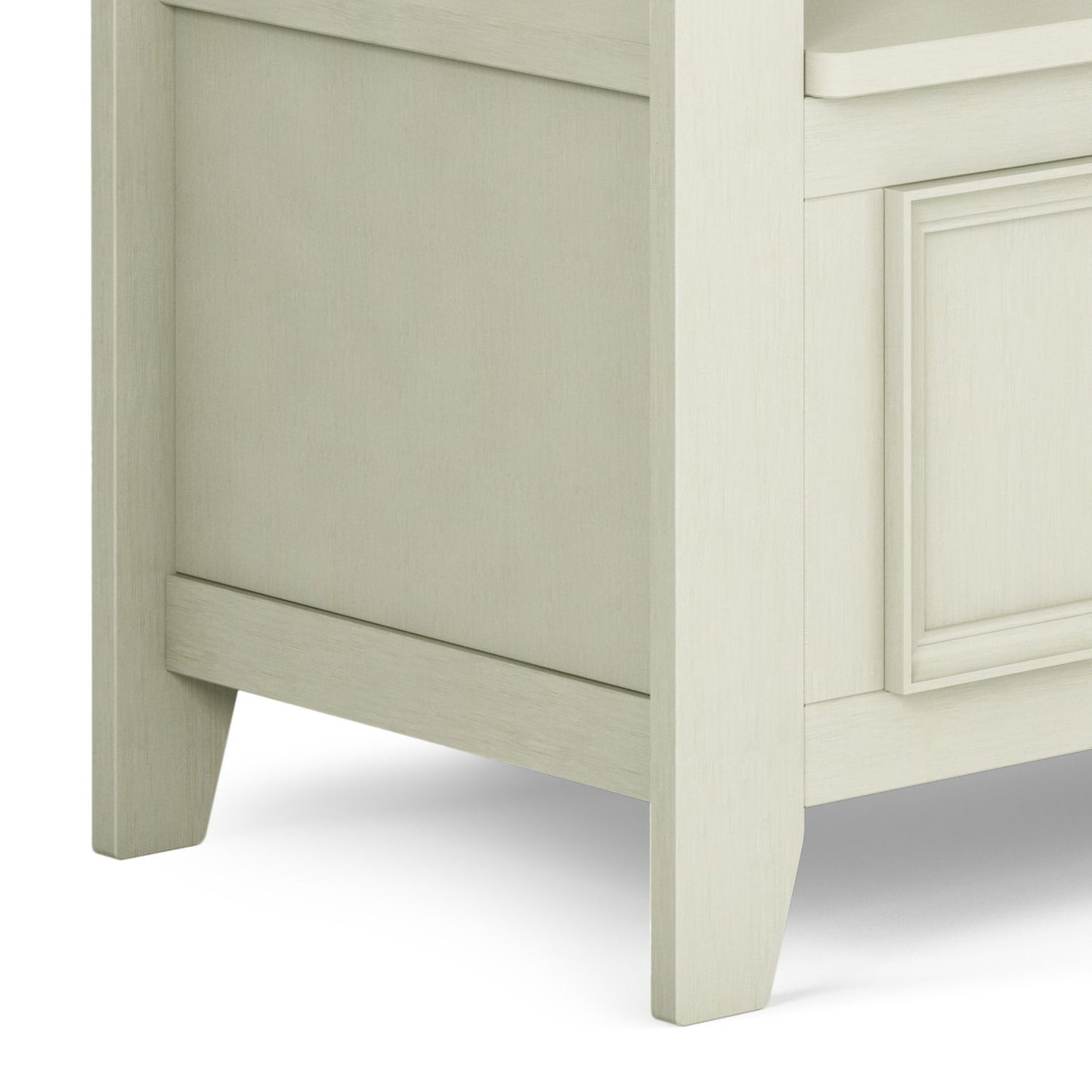 Amherst - Entryway Storage Bench - Antique White