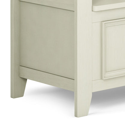 Amherst - Entryway Storage Bench - Antique White